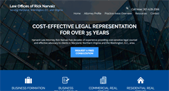 Desktop Screenshot of narvaizlaw.com